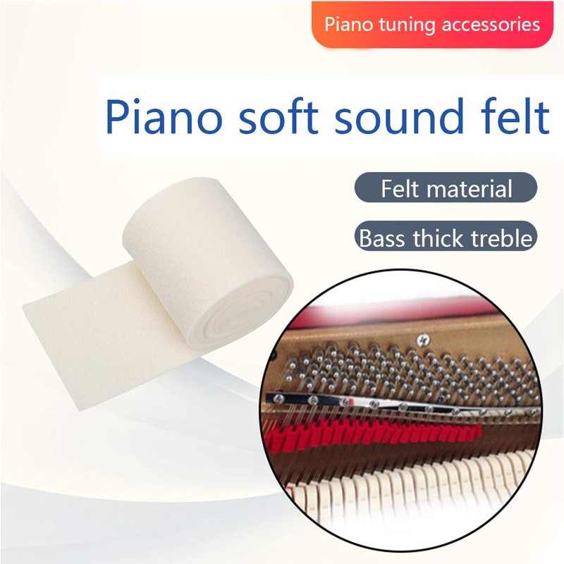 CALIDAKA Piano Muffler Piano Mute Rail Felt Strip Piano Muffler