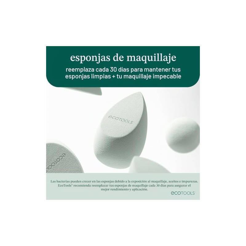 EcoTools Core Five Makeup Brush and Sponge Kit, For Eyeshadow,
