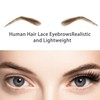 Gx Beauty False Eyebrows Handmade with 100% Human Hair Reusable