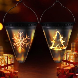 Solar Lantern Outdoor Garden Hanging Lantern – String Lights with Yard Decorations Garden Lights Waterproof Landscape Decor for Table Patio Garden Yard Pathway Porch