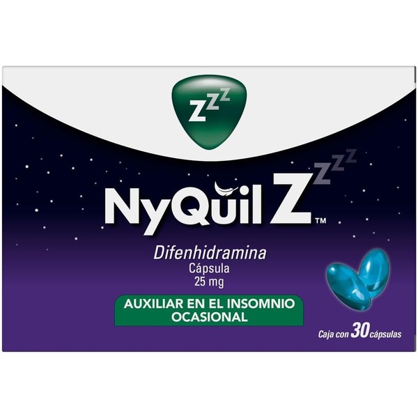 NyQuil Z - Cápsulas para el Insomnio Ocasional, Ayuda a