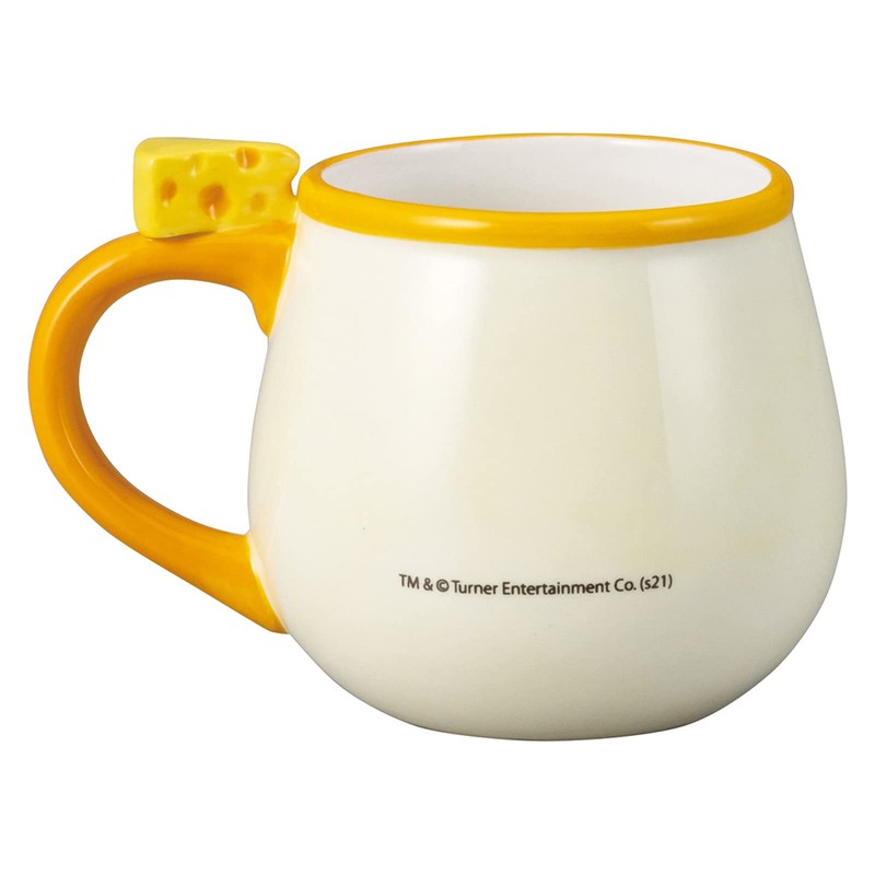 Tom and Jerry Jelly and Cheese Mug with Figure, 11.5