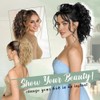 YEAME Ponytail Extension, 14 Inch Short Claw Clip in Wavy
