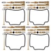 4 Sets Carburetor Rebuild Fix Kit Carb Overhaul Seals Fit
