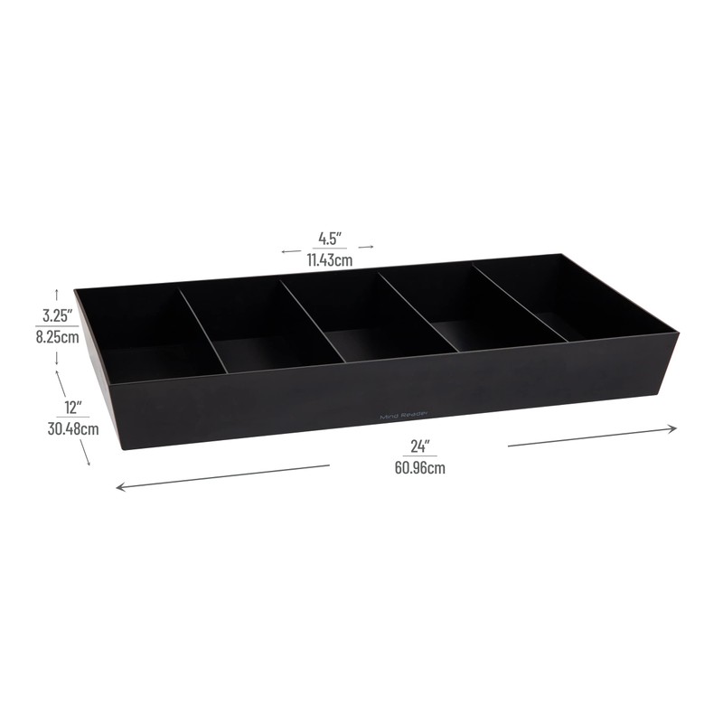 Mind Reader Snack Tray, Countertop Organizer, Snack Tray, Pantry, Breakroom,