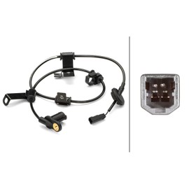 HELLA 6PT 014 494-821 Sensor, exhaust gas temperature - 2-pin connector - Bolted - Cable: 610mm