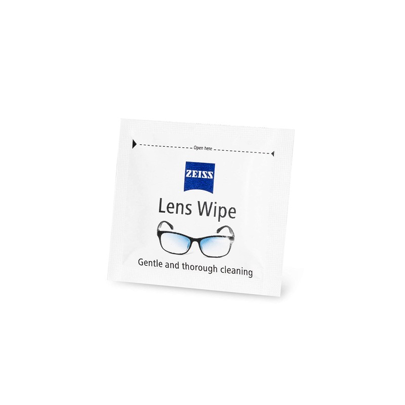 Zeiss Pre-Moistened Lens Cleaning Wipes, 6 x 5-Inches, 200 Count