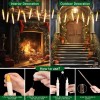 Flameless Floating LED Candles with Wand Remote 12 PCS Magic