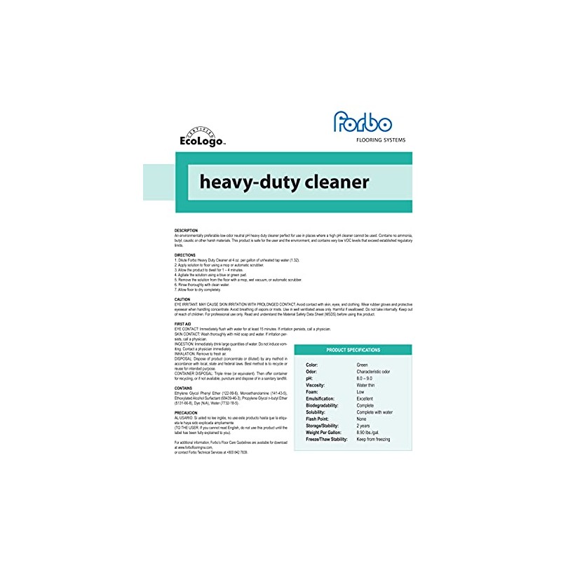 Forbo Heavy Duty Vinyl Cleaner