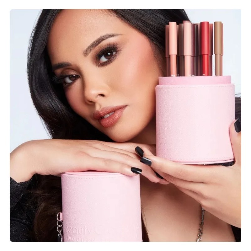 Set Delineadores Labios Beauty Creations 16 Tonos + Estuche Color