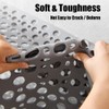 Bathtub Shower Mat Non-Slip with Suction Cups & Drain Holes