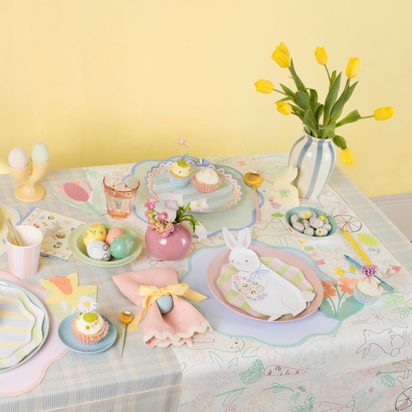 Meri Meri Meri Meri Easter Bunny Plates (Pack of 8),