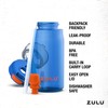 ZULU Kids Flex 16oz Tritan Plastic Water Bottle with Silicone