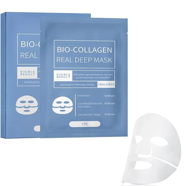 Collagen Mask 5 Pack - Face Mask for Deep Hydrating