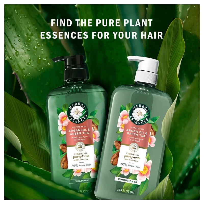 Herbal Essences Argan Oil & Green Tea Shampoo, 33.8 fl.