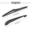 GARDIMU Rear Wiper Blade Assembly, Back Windshield Wiper Blades Arm