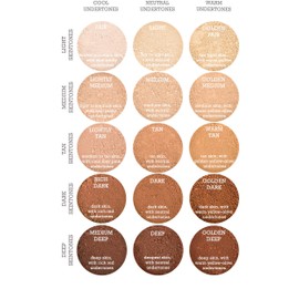 Honeypie Minerals - Natural Mineral Foundation - Light - 10g - Vegan, Cruelty-free Makeup, Loose Face Powder