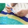 Weabetfu 25mm Large Crochet Hook,Huge Crochet Hooks for Chunky Yarn,Ergonomic