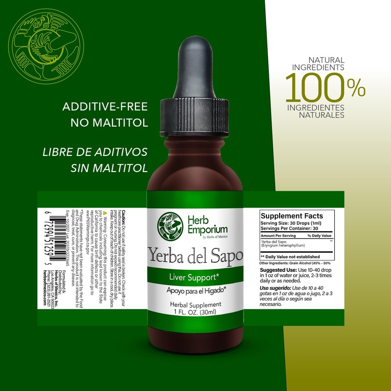 Herb Emporium Hierba del Sapo Herbal Extract 1 fl oz.
