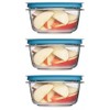 Utensilux Storage Containers, Easy Find Lids, Teal, 5 cup, Flex