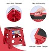 ACKO Folding Step Stool - 13" Height Premium Heavy Duty
