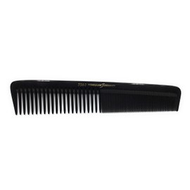 Hercules Sägemann 3560 Professional Hair Cutting Comb Strong Cutting Natural Rubber Hair Comb with 2 Teeth Coarse + Fine 7.25 Inches Special Comb Stable Flexible Extra Long Teeth