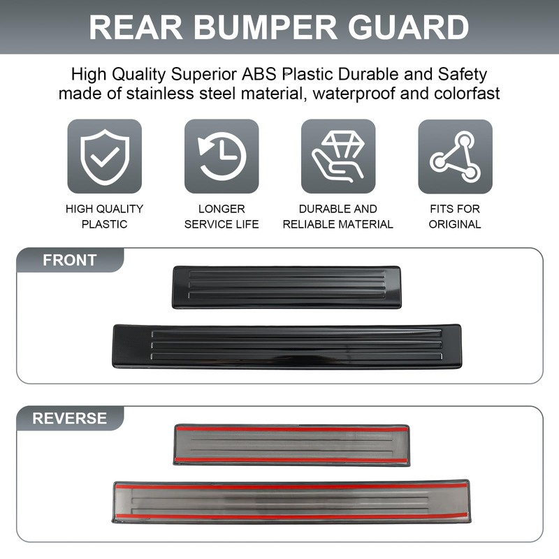Stainless Steel Door Sill Protector for Ford Ranger 2025 2024