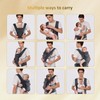 Baby Carrier Newborn from Birth, Adjustable Seat Baby Carrier for