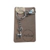 Keyrings, Handmade Keychains, Zipper Chains, Keyrings (Deer - Silver)