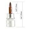 FOCMKEAS 1/4" Drive PH1 (#1) Phillips Bit Socket, S2 Steel