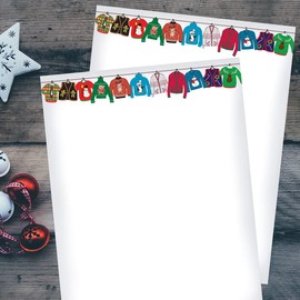 Great Papers! Holiday Sweater Letterhead, 80 Count, 11" x 8.5" (2015097)