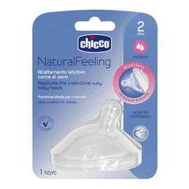 Chicco Tetina flujo medio Natural Feeling 2+ meses