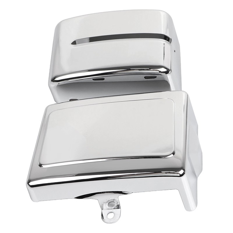 Unbranded Chrome Battery Box Side Cover For Harley Dyna Street
