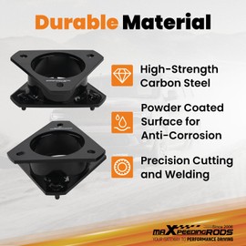 maXpeedingrods Lift Leveling Kits for Ford Explorer 2002-2005, 3" Front and 2" Rear Bolt-On Lift Strut Spacers, Balck