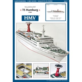 HMV HAMBURGER MODELLBAUBOGEN VERLAG Cruise ship TS Hamburg