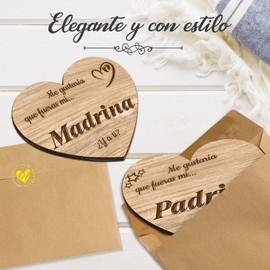 Du willst mein Godfather sein, du willst meine Patin sein + 2 Envelopes