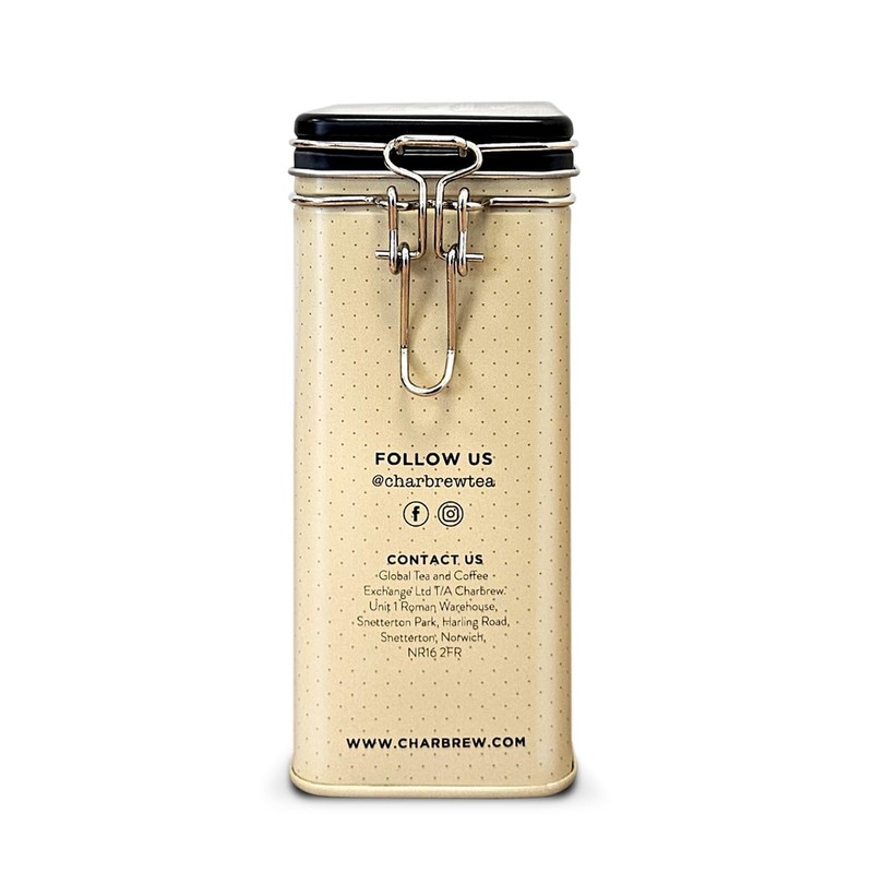 Charbrew Tea Tin English Breakfast Alice in Wonderland Crown 60