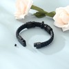 shajwo Cremation Jewelry Cross Urn Bracelet for Ashes for Women