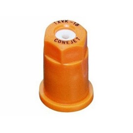 TeeJet TX-VK18 Hollow Cone Spray Tip, 0.60-1.03 GPM, 40-120 psi, Ceramic - Orange