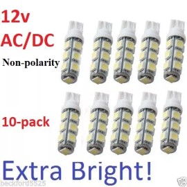 uo 10X - WARM WHITE LED bulb for Malibu and all T10 T15 Landscape light  12v AC/DC