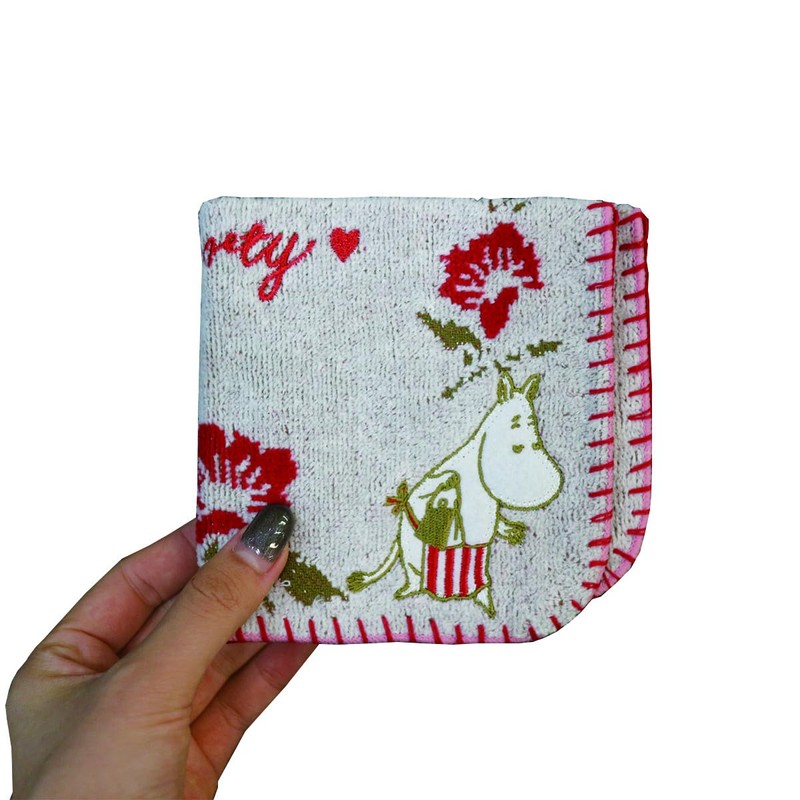 Marushin Moomin 1405039100 Mini Towel, Moomin, Mama's Tea Party, Handkerchief,