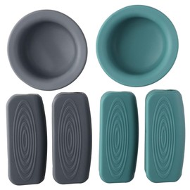 hobbyme Cast Iron Handle Cover, 6pcs Silicone Universal Pot Lid Covers, Pan Lid Cover for Cooking Baking, Rubber Non-Slip Pot Handle Covers for Metal Pan Skillet.