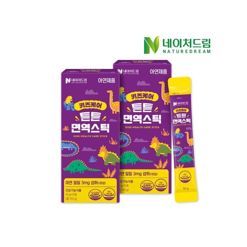 NS Home Shopping 네이처드림 키즈케어 튼튼면역스틱 10g x 15포 2박스[35250390]