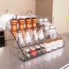 Homakover 3 Tier Acrylic Spice Rack Kitchen Organizer, Sturdy Construction,