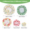 CIATBYYJ Pack of 5 Colourful Food Cover Bowls, Reusable Covers
