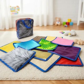 Tapetes Sensoriales Texturas 16 Pz Montessori Estimulación                                                                                            