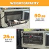 MAIKER Tailgate Table Folding 2-Tier Rear Camping Cargo Storage Shelf