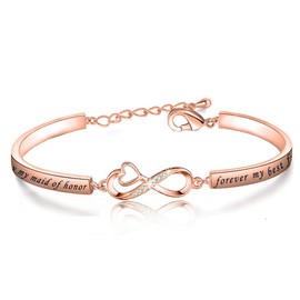 CENWA - Pulsera para Dama de Honor, Regalo para Dama de Honor, Regalo de Boda, propuesta de Boda, Regalo para Mejores Hermanas, Dama de Honor
