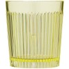Guzzini Happy Hour Low Ridged Tumblers Amber