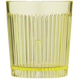Guzzini Happy Hour Low Ridged Tumblers Amber
